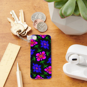 Porte-clés Joli Motif de fleurs roses