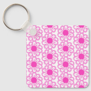 Porte-clés Joli motif floral