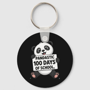 Porte-clés Joli panda 100 jours à l'école
