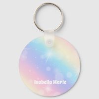 Joli Pastel Rainbow Sparkle Girly Personnalisé