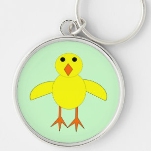 Porte-clés Joli Porte - clé de poussins de Pâques