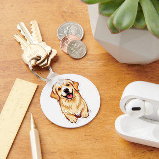 Porte-clés Joli Porte - clé Golden Retriever
