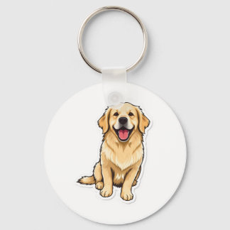 Porte-clés Joli Porte - clé Golden Retriever