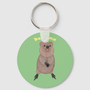 Porte-clés Joli sourire mignon dessin animé quokka