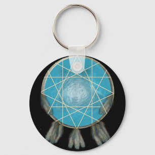 Porte-clés Joli Wolf Dream Catcher Porte - clé