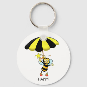 Porte-clés Jolie abeille à bourdons