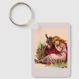 Porte-clés Jolie Fille Et Poney 