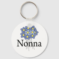 Jolie fleur bleue T-shirt de Nonna