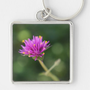 Porte-clés Jolie Fleurs violettes Photographie originale du j