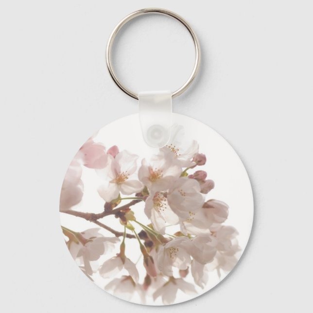 Porte-clés Jolies fleurs de cerisiers (Recto)