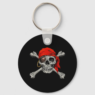 Porte-clés Jolly roger Pirate Skull Crossbones Halloween Coût