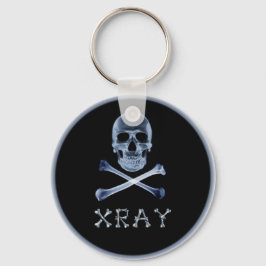 Porte-clés Jolly roger RADIOLOGIE Drapeau XRAY PIRATE