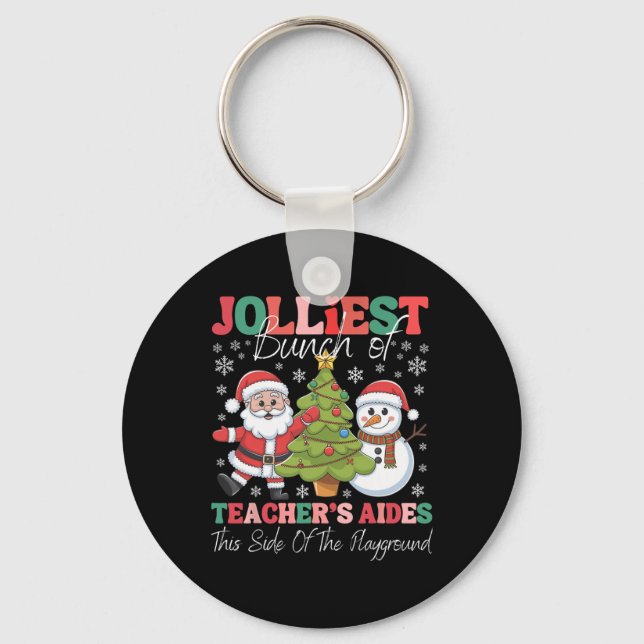 Porte-clés Jolmost Teacher's Aides Christmas Playground Funn (Recto)