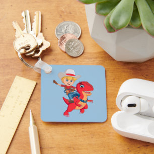 Porte-clés Jon et Blitz   Dino Ranch