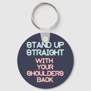 Porte-clés Jordan Peterson: Stand Up Straight...