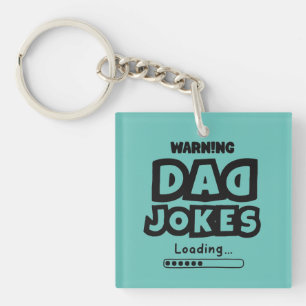 Porte-clés Jote Design Papa Blague Chargement De Fête des pèr