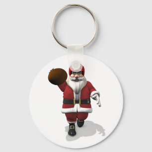 Porte-clés Joueur américain du Père Noël