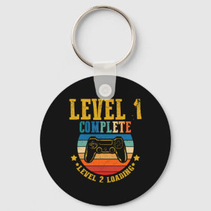 Porte-clés Joueur Anniversaire Niveau 1 Niveau Complet Niveau