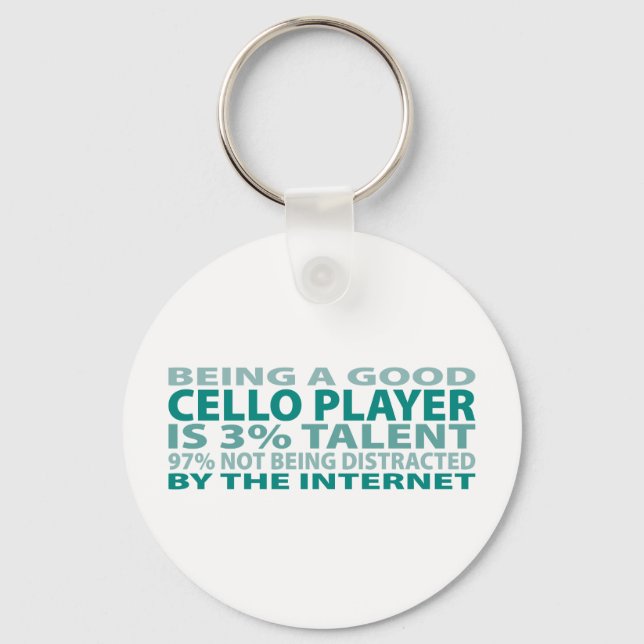 Porte-clés Joueur Cello 3% Talent (Recto)