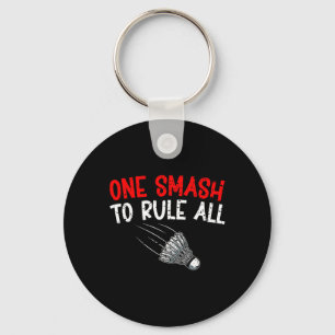 Porte-clés Joueur de Badminton Sarcastique Match Humour Plais