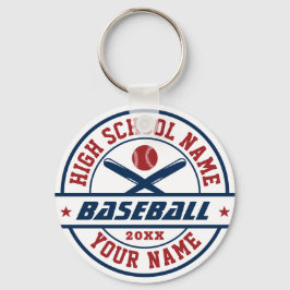 Porte-clés Joueur de baseball Sport lycée