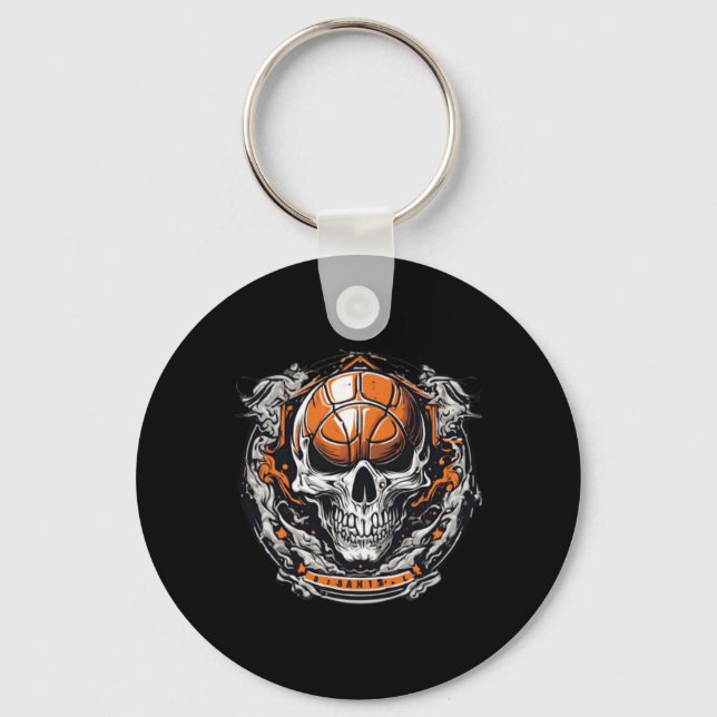 Porte-clés Joueur de basket-ball Art (Recto)