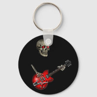 Joueur de guitare crânienne