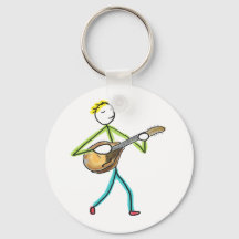 Joueur de mandoline Stickman