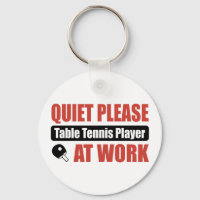 Joueur De Tennis De Table Au Travail
