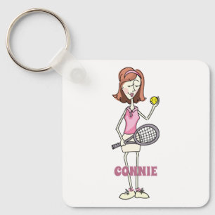 Porte-clés Joueur de tennis personnalisé