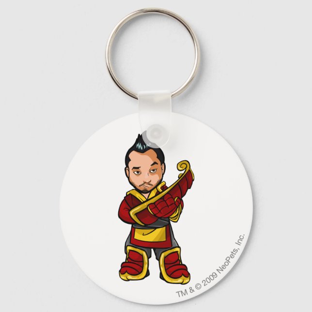 Porte-clés Joueur du personnel de Bancha Ninja Shenkuu (Recto)