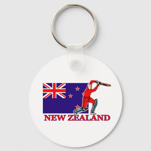 Porte-clés Joueur néo-zélandais de cricket (Recto)