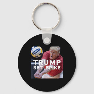 Porte-clés Joueur politique de volley-ball de Trump