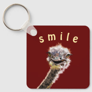 Porte-clés Joueur Porte - clé Happy Ostrich - Smile