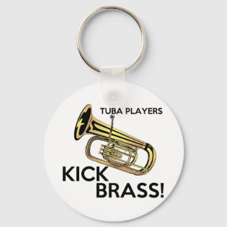 Porte-clés Joueurs Tuba en laiton