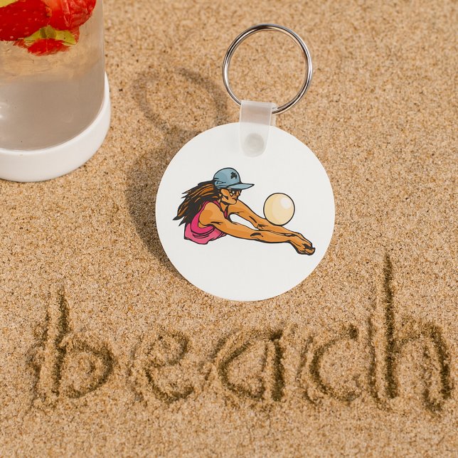 Porte-clés Joueuse de volley-ball féminine (Créateur téléchargé)