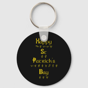 Porte-clés Jour de la Saint Patrick Fierté Sourde Langue des