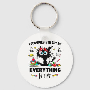 Porte-clés Jour de l'école C'est bon Je vais bien Tout est fi
