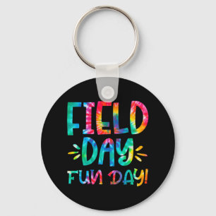 Porte-clés Jour de l'école Fun Tie Dye Field Day 2022 Teache