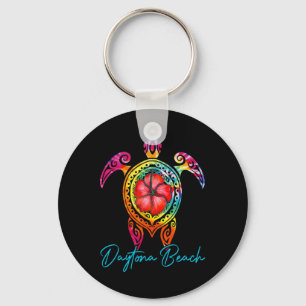 Porte-clés Jour de vacances à Daytona Beach Floride Tie Dye T