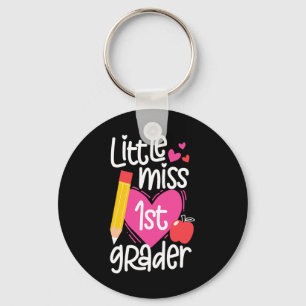 Porte-clés Jour d'école Little Miss 1st Grader Girls 