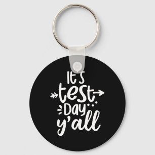 Porte-clés Jour D'Essai Yall Funky Test Day Pour Les Étudiant