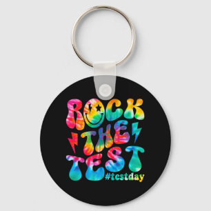 Porte-clés Jour d'essais Test Retro Motivational Teacher St