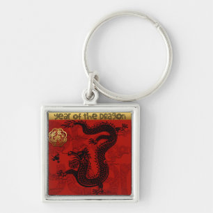 Porte-clés Jour du Zodiac Année chinoise du Dragon mignon MSq