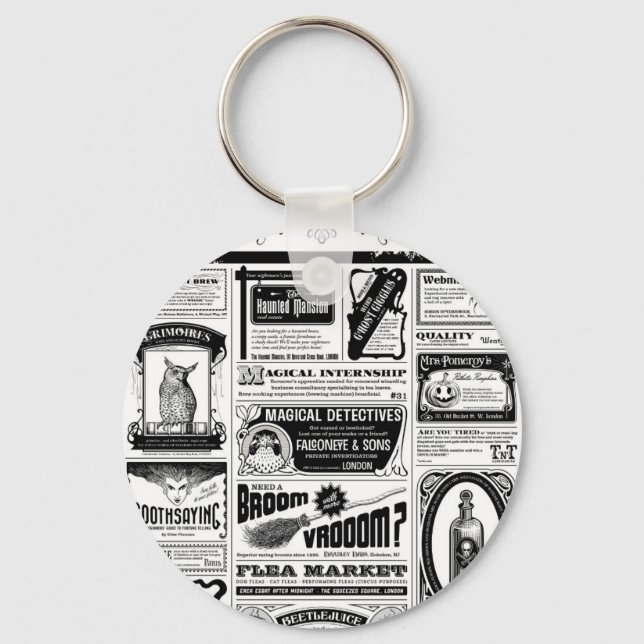 Porte-clés journal déplaisant (Recto)