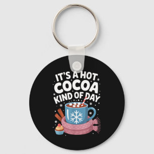 Porte-clés Journee Chocolat Chaud Cozy Boisson D'hiver Amoure