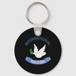 Porte-clés Journée de la paix sur Terre Journée international