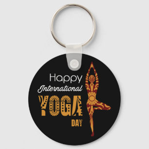 Porte-clés Journée internationale du yoga