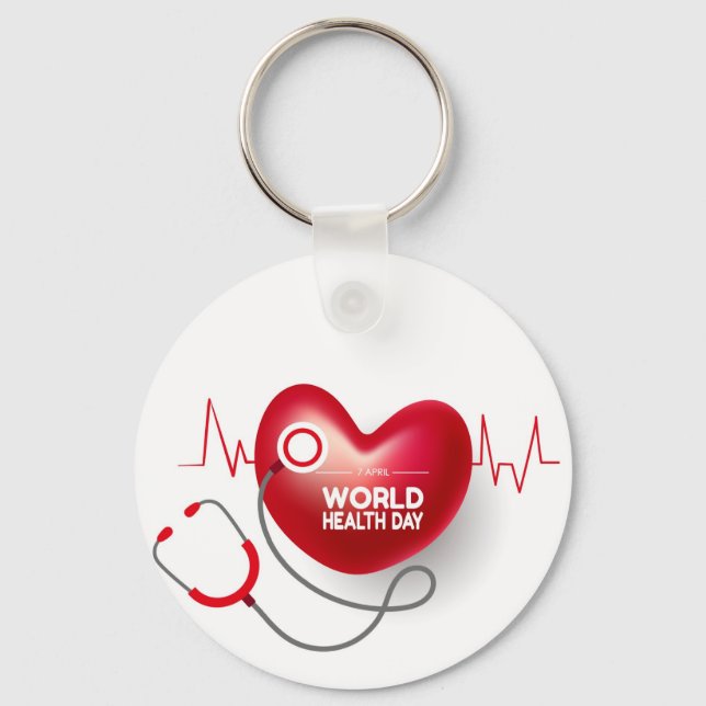 Porte-clés Journée mondiale de la santé (Recto)