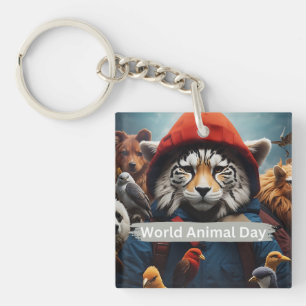 Porte-clés Journée mondiale des animaux